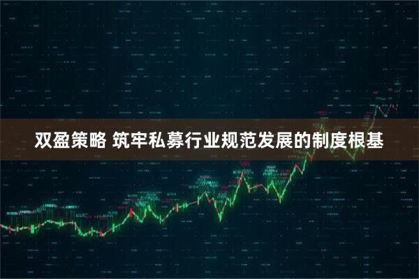 双盈策略 筑牢私募行业规范发展的制度根基
